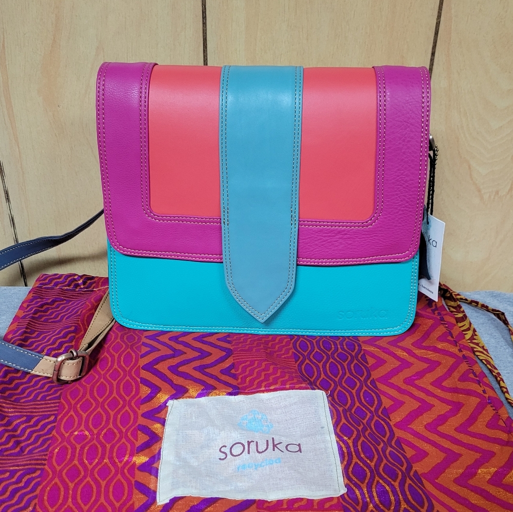 Soruka Ivy Recycled Leather Crossbody